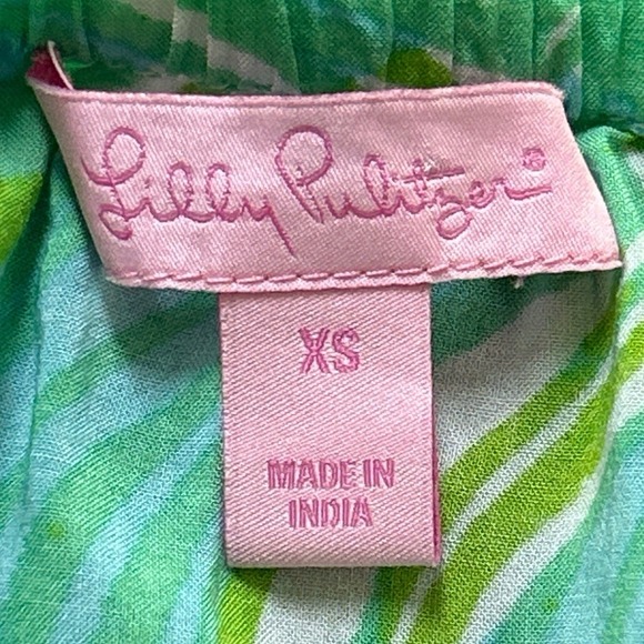 Lilly Pulitzer Enna Off-the-Shoulder Blouse Long Sleeve Pom Pom Hem Top‎ Size XS - Picture 5 of 8